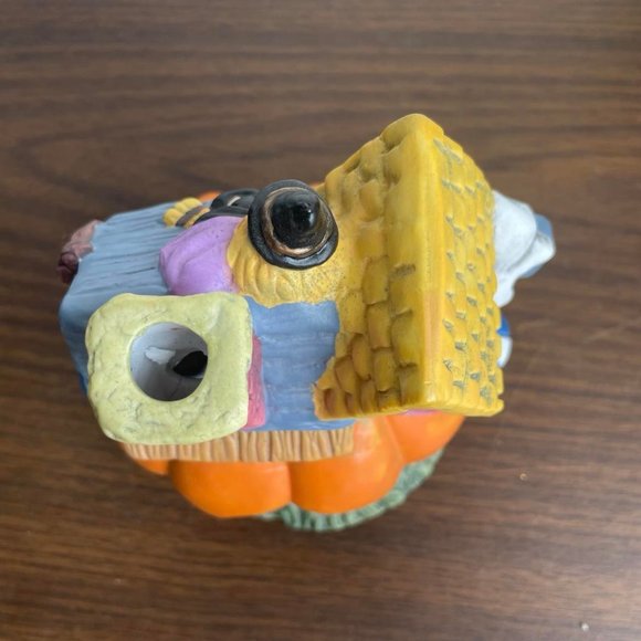 River Grove Pottery Works Pumpkin House Votive Candle Holder - Picture 6 of 6